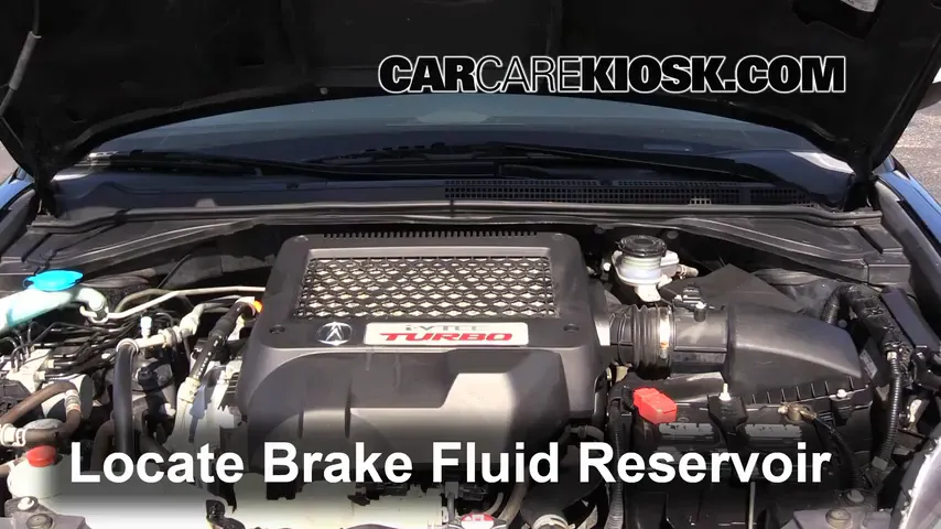 2009 Acura RDX 2.3L 4 Cyl. Turbo Brake Fluid Check Fluid Level
